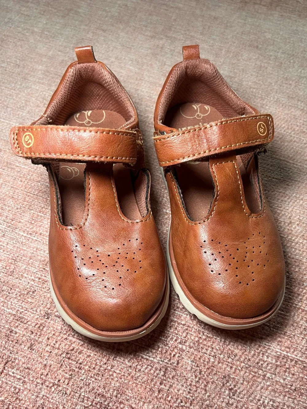 Stride Rite Brown Mary Jane Kids Size 9 Shoes Comfortable Betty Sue